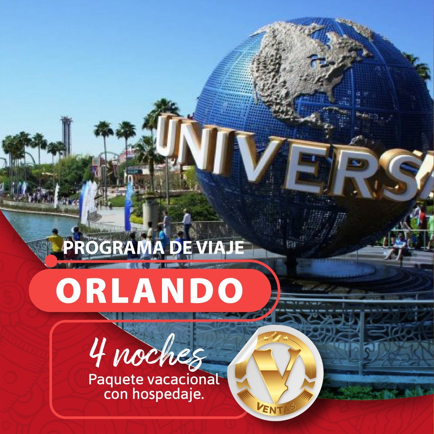 Certificado 4 Noches Orlando